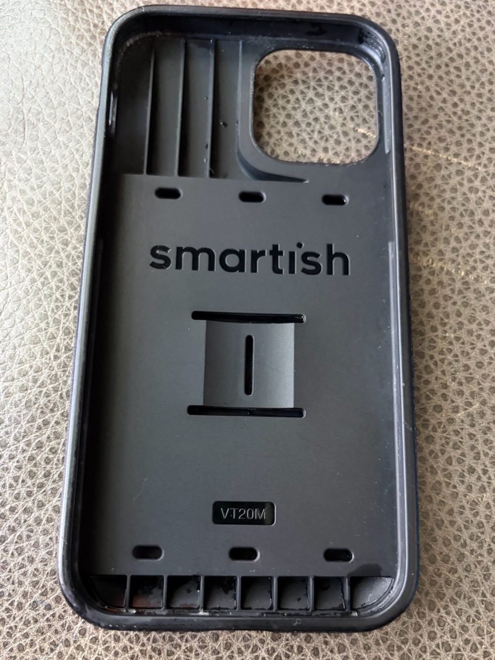 Smartish iPhone 12 / 12 Pro Black Phone case with built-in wallet (3-4 cards)